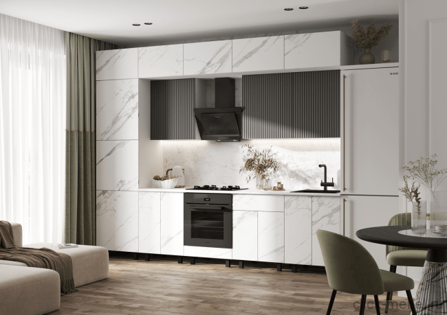 Кухня - №2 3000х600х2499